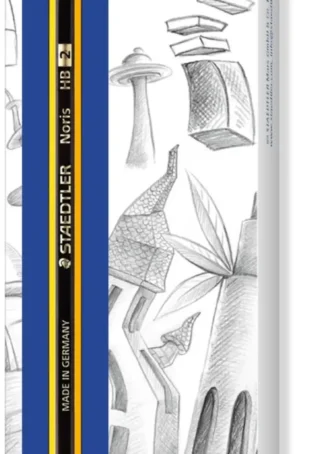 C/12 LAPIZ DE GRAFITO NORIS HB Nº2 CON GOMA
