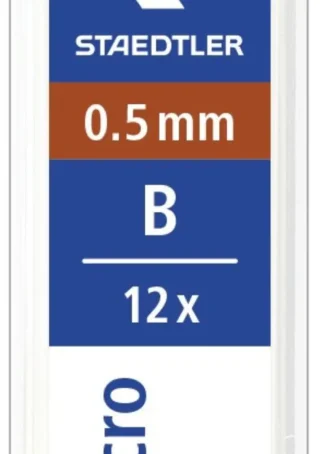 C/12 TUBOS MINAS 0,5MM B MARS MICRO CARBON STAEDTLER
