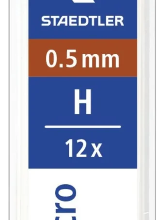 C/12 TUBOS MINAS 0,5MM HB MARS MICRO CARBON STAEDTLER
