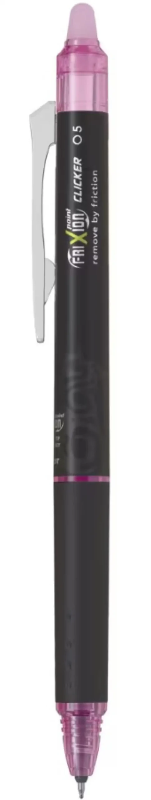 C/12 BOLIGRAFO FRIXION CLICKER POINT 0,5MM ROSA BORRABLE