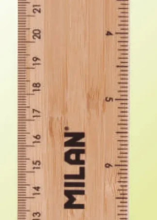 REGLA GRUESA 30 CM DE BAMBU