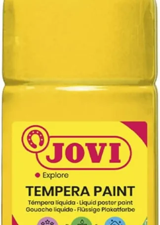 BOTE TEMPERA LIQUIDA JOVI 500ML AMARILLO