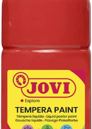 BOTE TEMPERA LIQUIDA JOVI 500ML BERMELLON
