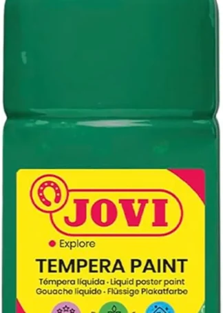 BOTE TEMPERA LIQUIDA JOVI 500ML VERDE OSCURO