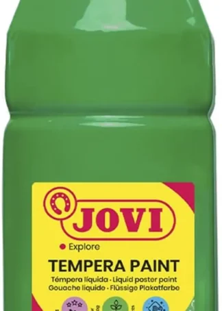 BOTE TEMPERA LIQUIDA JOVI 1000ML VERDE MEDIO