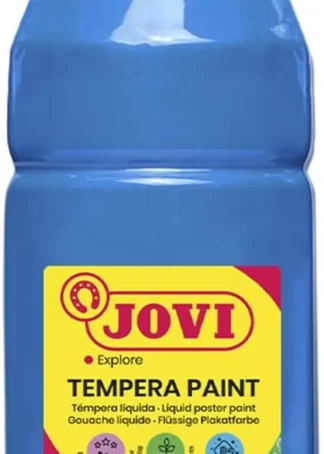 BOTE TEMPERA LIQUIDA JOVI 1000ML AZUL CYAN