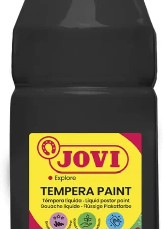 BOTE TEMPERA LIQUIDA JOVI 1000ML NEGRO