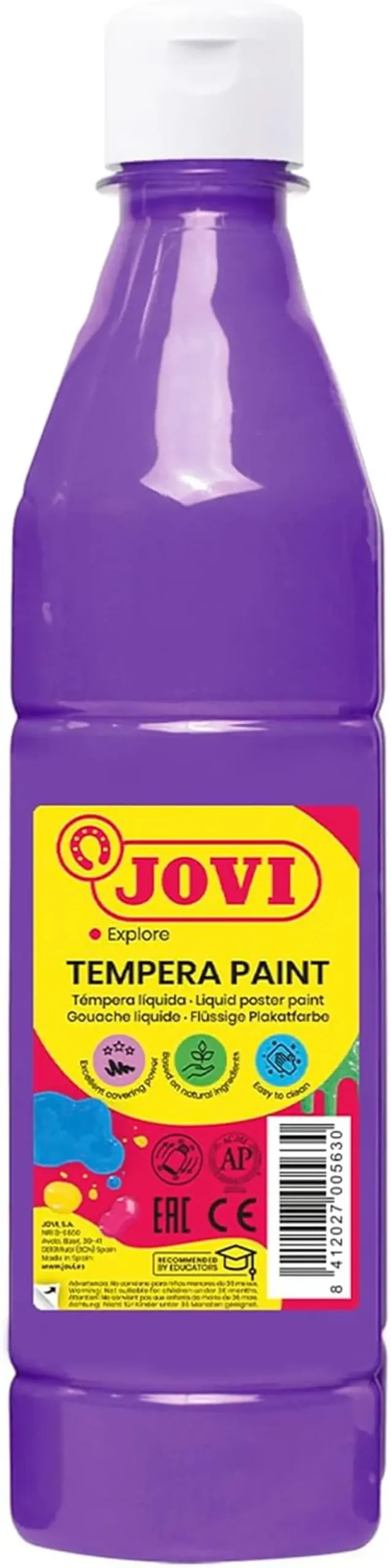 BOTE TEMPERA LIQUIDA JOVI 500ML VIOLETA