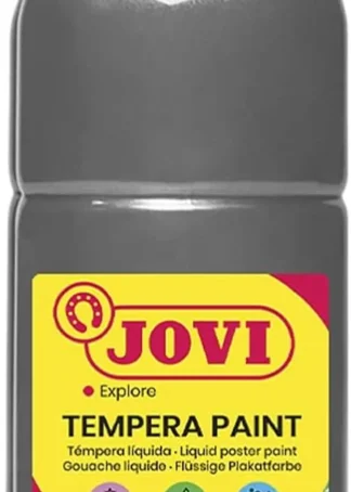 BOTE TEMPERA LIQUIDA JOVI 500ML PLATA