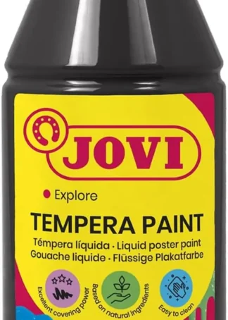BOTE TEMPERA LIQUIDA JOVI 250ML NEGRO
