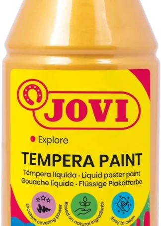 BOTE TEMPERA LIQUIDA JOVI 250ML METALIC ORO