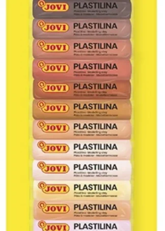 PLASTILINA VEGETAL ESTUCHE 37 BARRAS 15G COLORES SURTIDOS