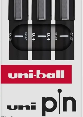 ESTUCHE 3 ROTULADORES CALIBRADOS (0,2/0,4/0,8) UNI-BALL