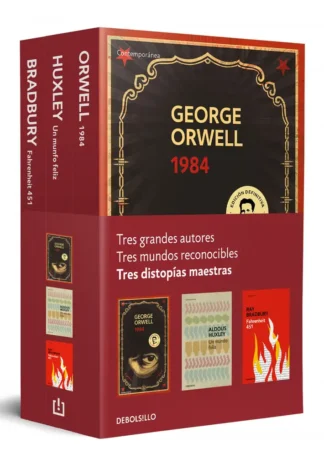 DISTOPÍAS MAESTRAS (PACK QUE INCLUYE: 1984, FAHRENHEIT 451 Y UN MUNDO FELIZ)