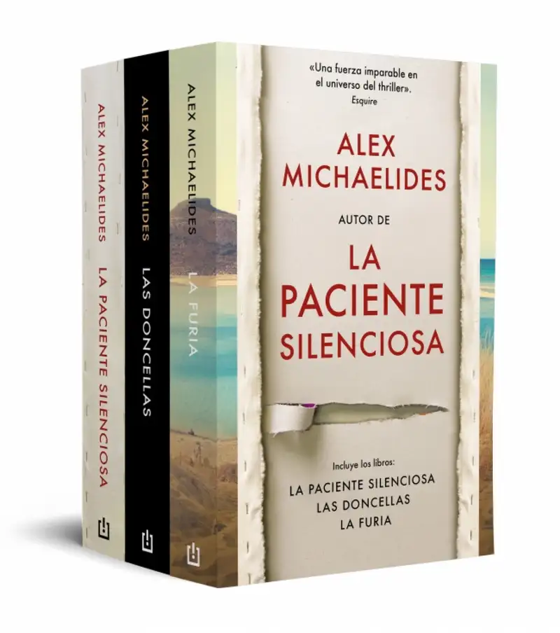 Pack Alex Michaelides (contiene: La paciente silenciosa / La furia / Las Doncellas)