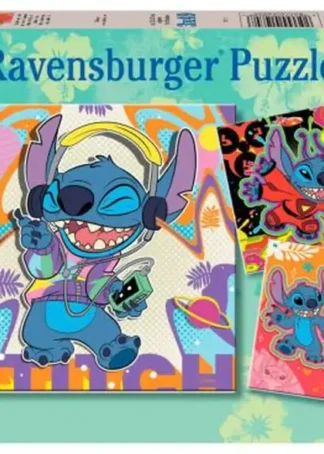 PUZZLE 2D 3X49 PIEZAS DISNEY STITCH RAVENSBURGER