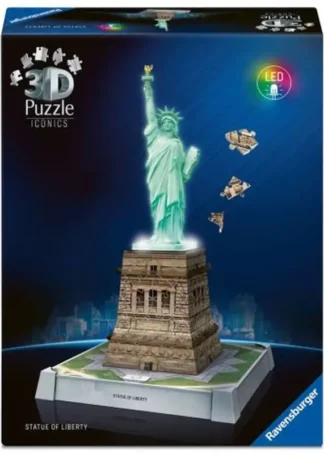 PUZZLE 3D ESTATUA DE LA LIBERTAD MONUMENTOS ICONICS
