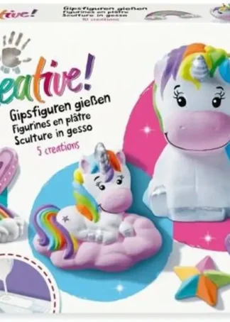CREACIONES EN YESO UNICORNIO BE CREATIVE