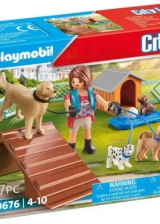 SET DE REGALO ENTRENADOR DE PERROS PLAYMOBIL
