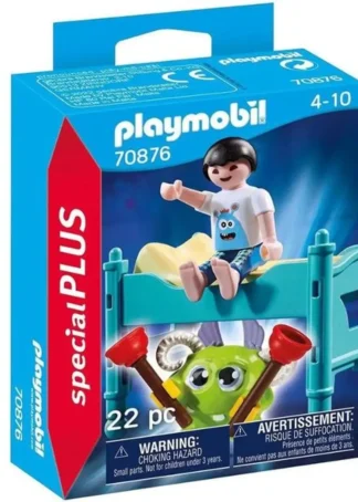 NIÑO CON MONSTRUO PLAYMOBIL