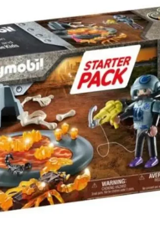 LUCHA CONTRA EL ESCORPION DE FUEGO STARTER PACK PLAYMOBIL