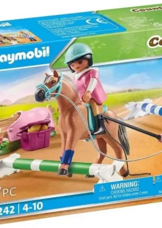 CLASE DE EQUITACION PLAYMOBIL