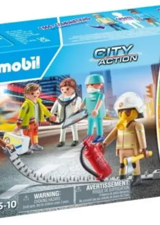 MY FIGURES EQUIPO DE RESCATE PLAYMOBIL