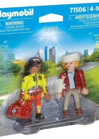 DUOPACK PARAMEDICO CON PACIENTE PLAYMOBIL
