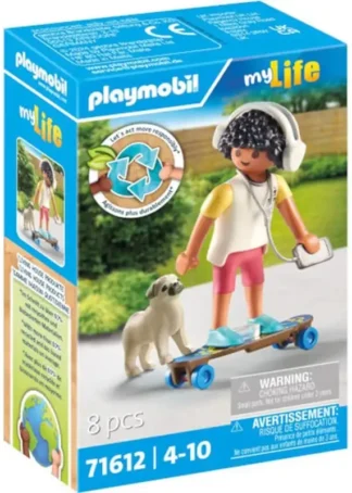 NIÑO CON PERRO DE PLAYMOBIL