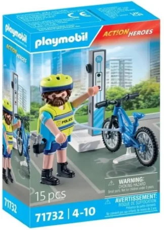 PATRULLA EN BICICLETA PLAYMOBIL