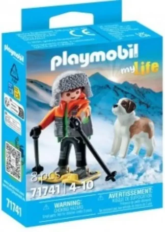 SENDERISTA CON SAN BERNARDO PLAYMOBIL