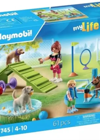 PARQUE PARA PERROS PLAYMOBIL
