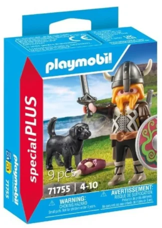 VIKINGO CON PERRO GUARDIAN PLAYMOBIL