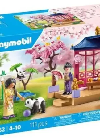 JARDIN ASIATICO CON PANDA PLAYMOBIL
