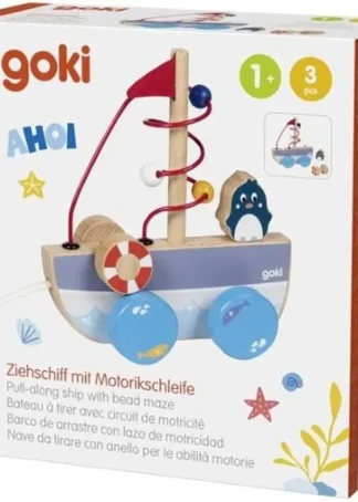 BARCO DE ARRASTRE AHOY CON LAZO DE MOTRICIDAD