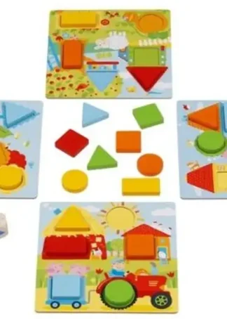 JUEGO DE DADO DE COLORES MADERA 30 PIEZAS