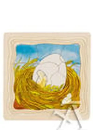 PUZZLE 4 CAPAS 44 PIEZAS GALLINA