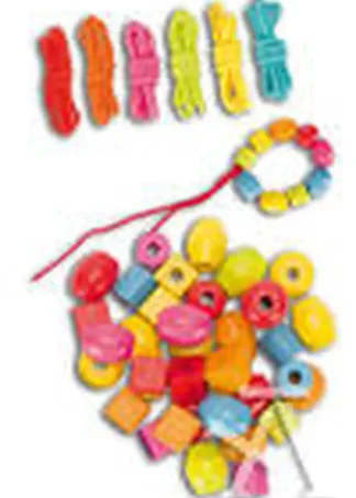 SET 45 PERLAS DE ENHEBRAR 5 MODELOS 6 LAZOS