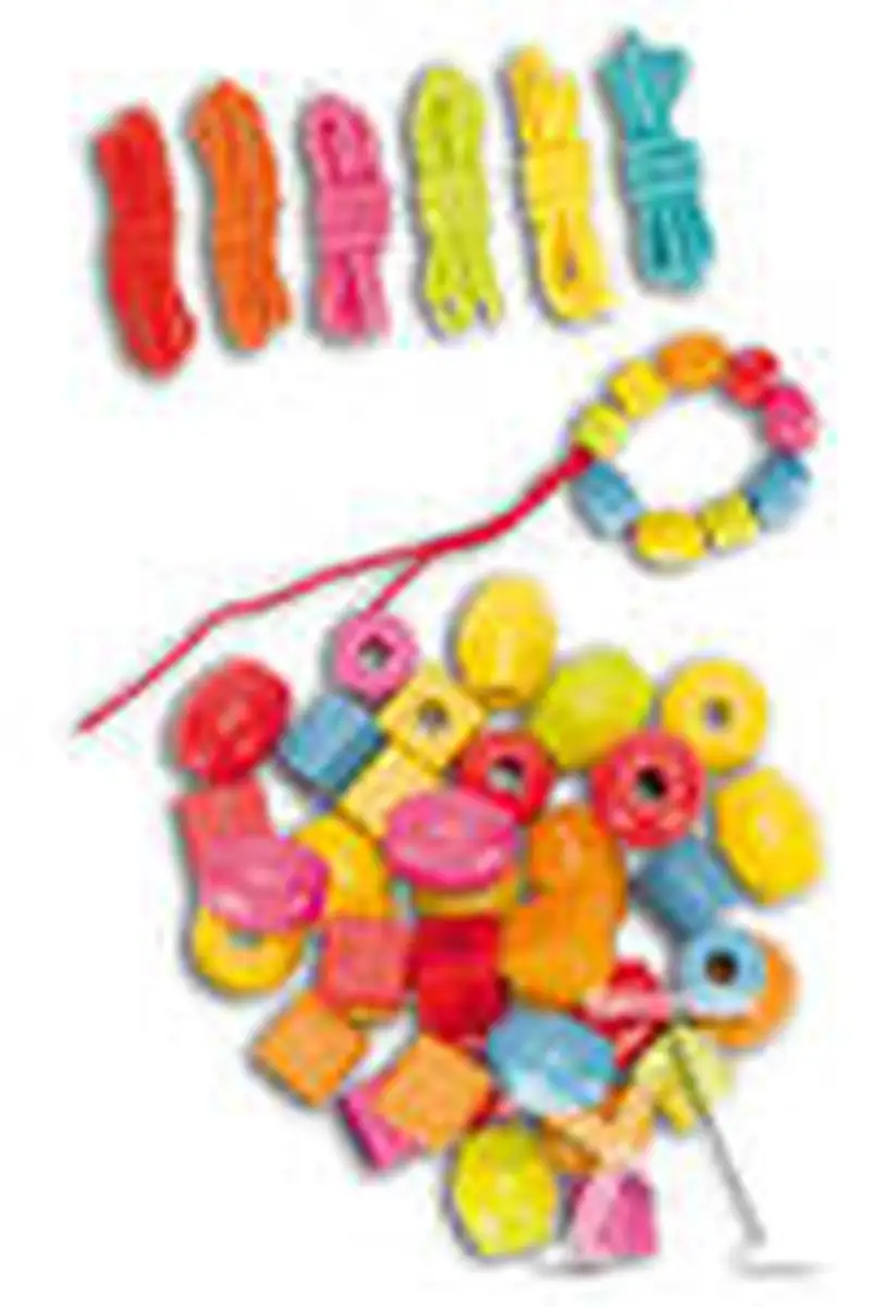 SET 45 PERLAS DE ENHEBRAR 5 MODELOS 6 LAZOS