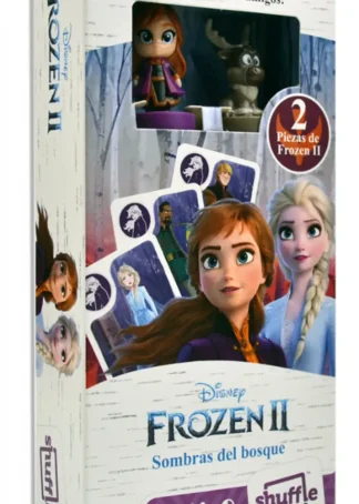 NAIPE INFANTIL FROZEN 2 SOMBRAS DEL BOSQUE + 2 FIGURAS