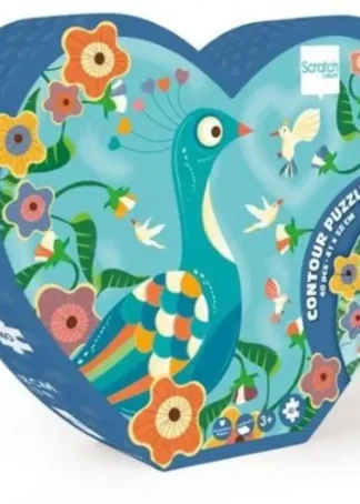 PUZLE CONTORNO PAVO REAL