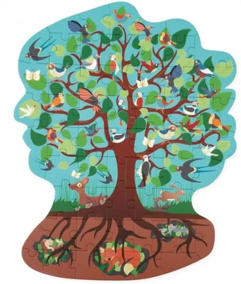 PUZLE CONTORNO PAJAROS