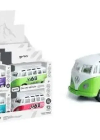 EXP 12 FURGONETA CAMPER PULL BACK SURTIDAS ESCALA 1:43