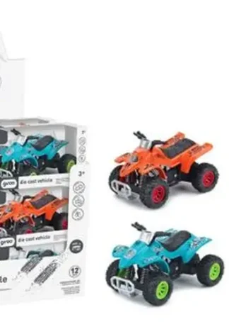 EXP 24 QUAD GIROS PULL BACK MODELOS SURTIDOS ESCALA 1:43