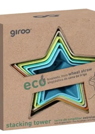 TORRE APILABLE ESTRELLITAS 6 PZS BIO PLASTICO GIROS ECO