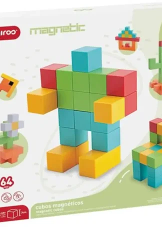 JUEGO 64 CUBOS MAGNETICOS GIROS