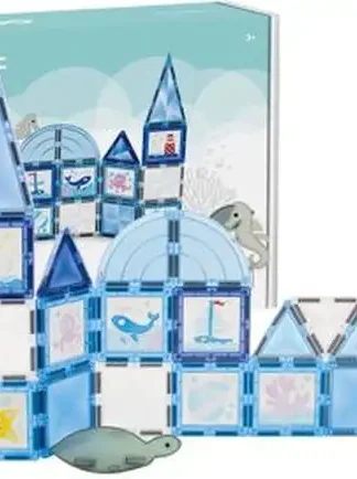 JUEGO MAGNETICO EL OCEANO 40 PIEZAS Y 6 MARCADORES GIROS