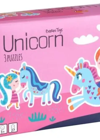 (D)PEQUEÑOS BRILLANTES PUZZLE TRIPLE UNICORNS
