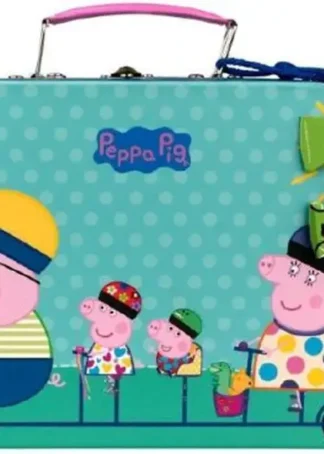 (D)MALETA PUZZLE PEPPA PIG EN BICICLETA