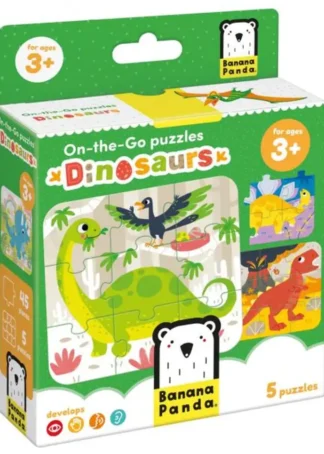 ON THE GO PUZZLES DINOSAURS +3 AÑOS
